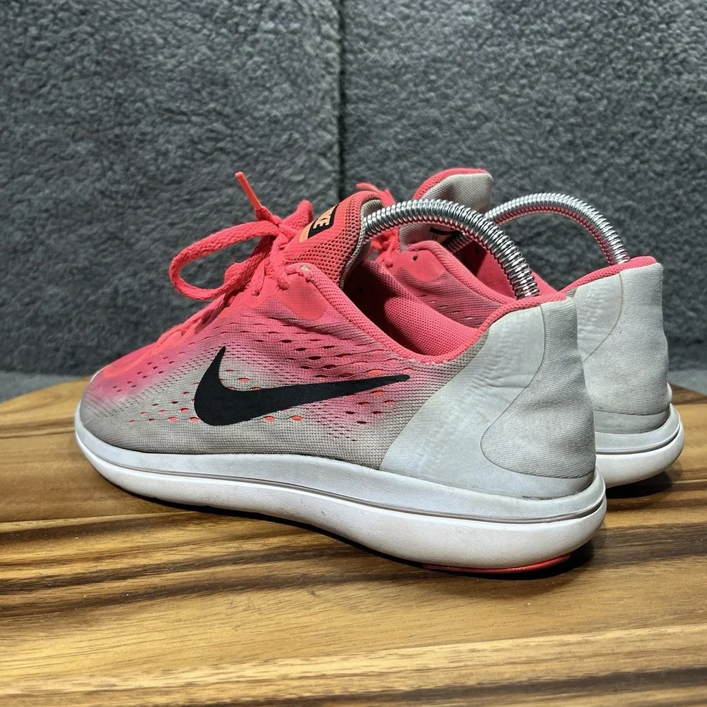 Nike Size 7Y Youth Running Shoes Low Top Sneakers Tennis‎ Shoes White Pink